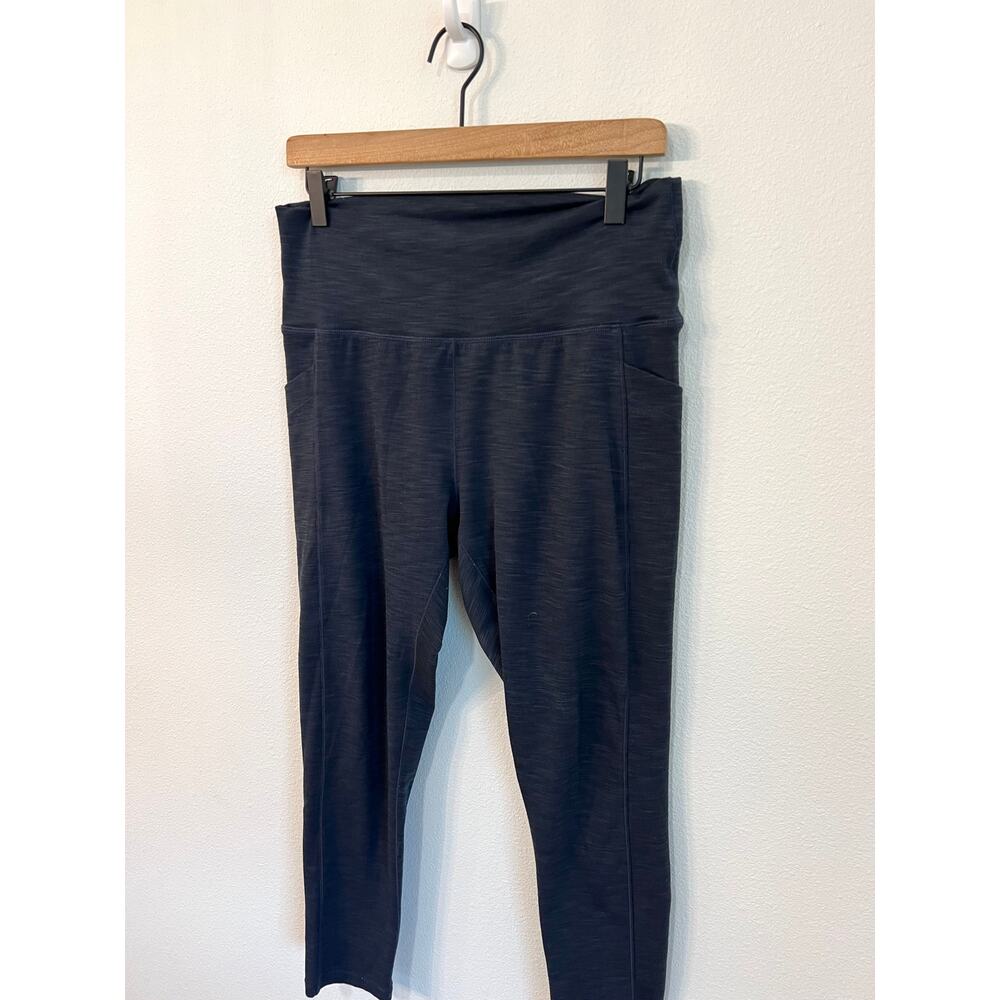 PrAna Becksa Heathered Navy Blue Leggings Women's Size XL - Picture 5 of 8